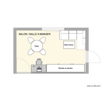 Plan de salon/salle à manger