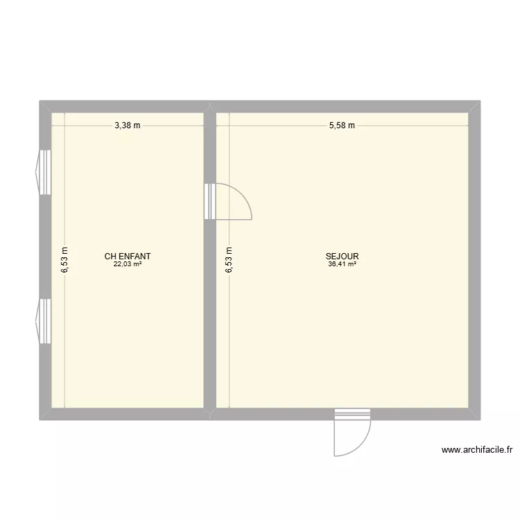 TEST JB TGV. Plan de 