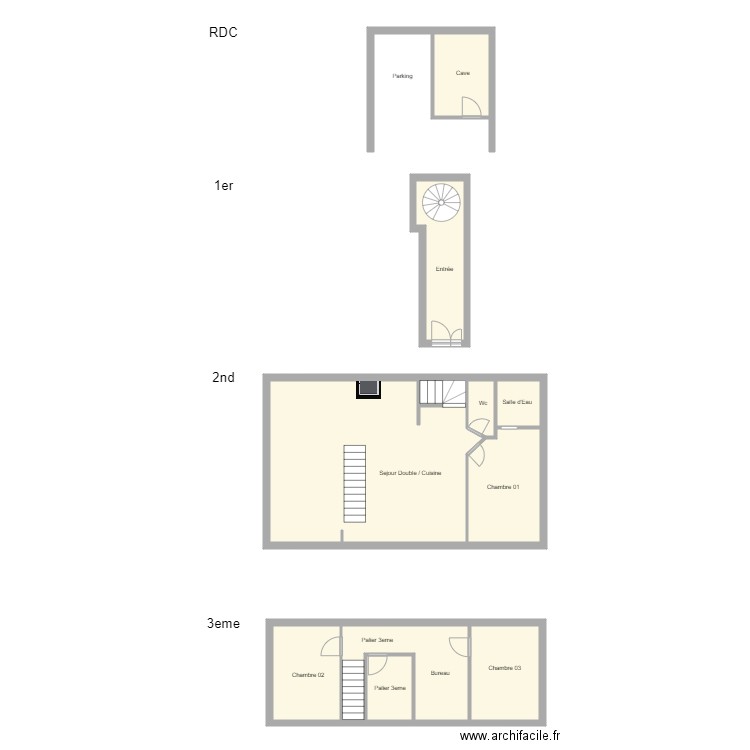 780808534-SARTROUVILLE-GOULARD-CROQUIS-A. Plan de 10 pièces et 108 m2