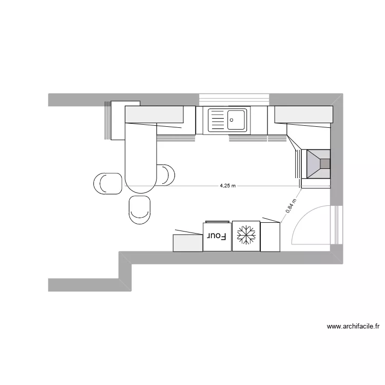 cuisine Claire version 3. Plan de 