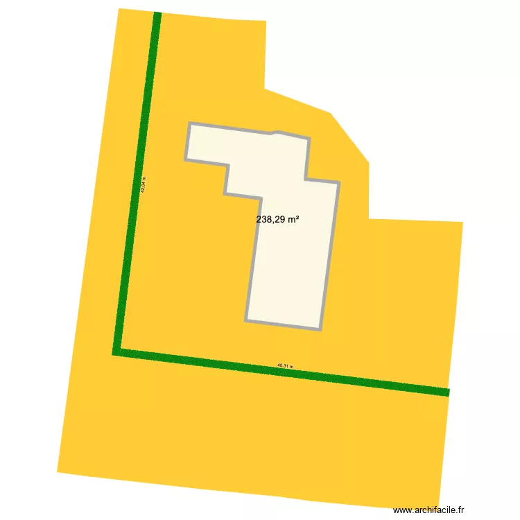 cadastre basse goulaine. Plan de 1  et 238 m²