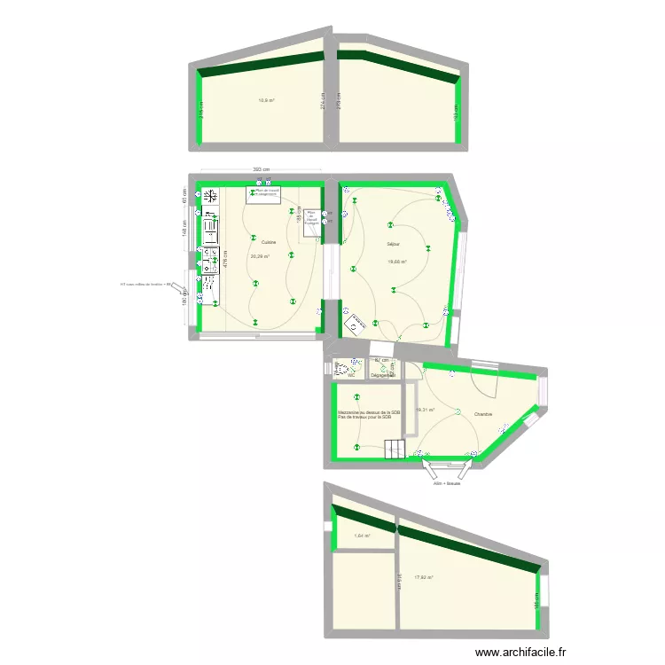 Barcelone T2 Apr&egrave;s - Elec MAJ. Plan de 