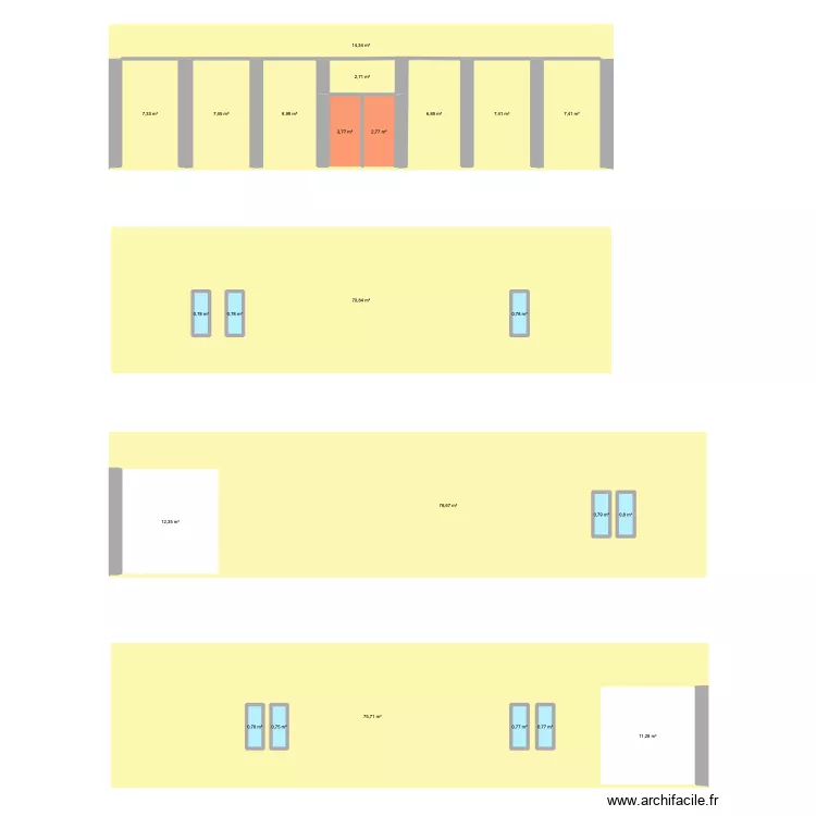Emin Elevations. Plan de 