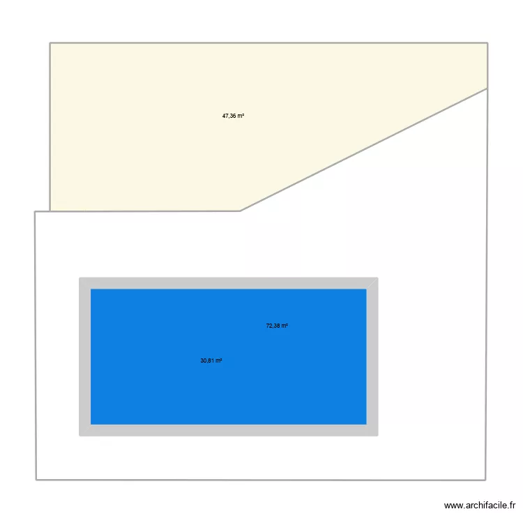 Piscine TONIO. Plan de 3 et 189 m² Piscine TONIO. Plan de 3 et 189 m²