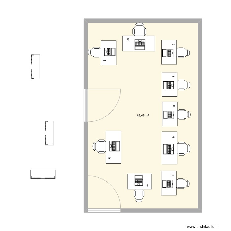 Bureau Finances V2. Plan de 0 pièce et 0 m2