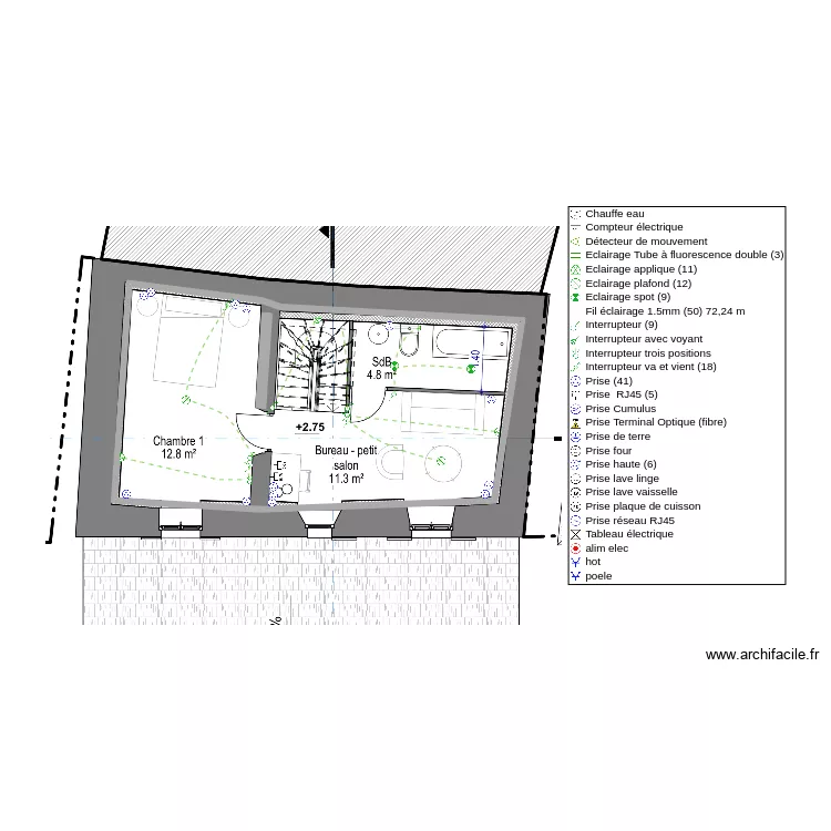 Spindler V1. Plan de 
