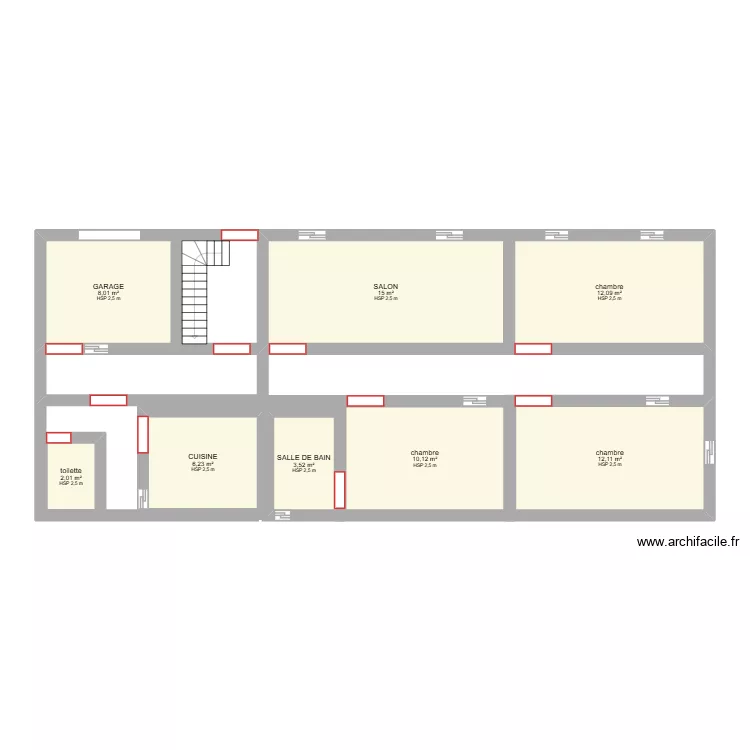 EXERCICE. Plan de 8 et 69 m² EXERCICE. Plan de 8 et 69 m²