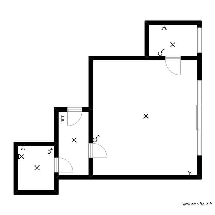 Kot Namur. Plan de 4 Pièces et 70 m²