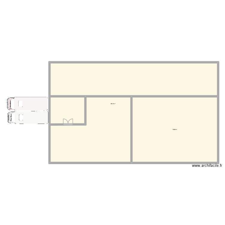 Plan Logistique. Plan de 2 pièces et 345 m2