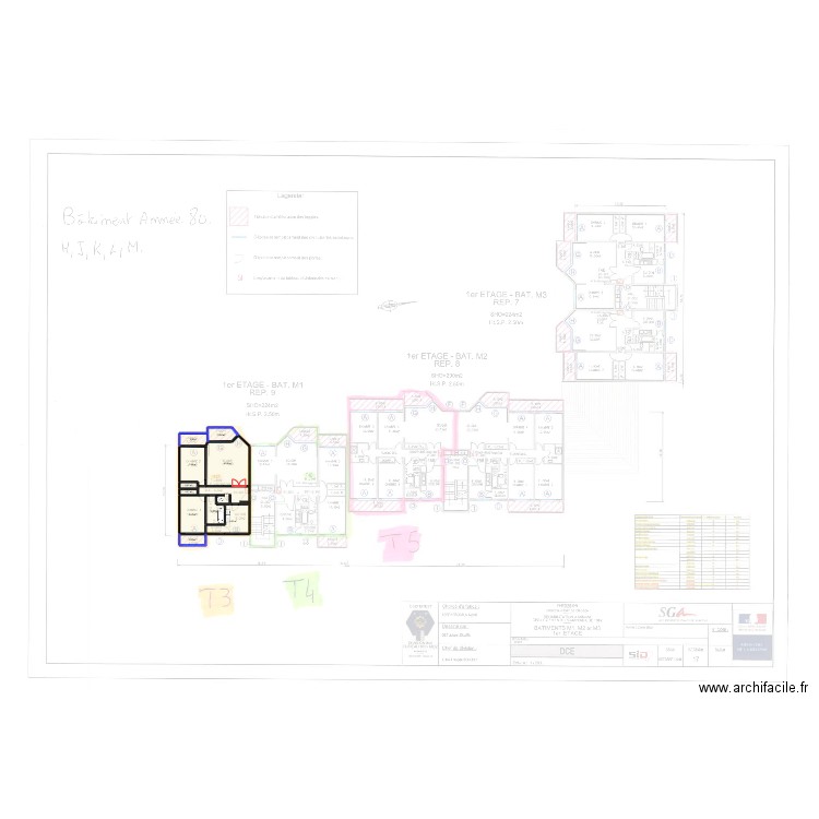 ILO. Plan de 11 pièces et 39 m2