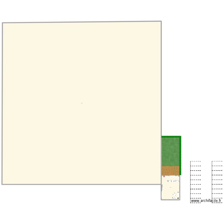 plan acceuille bouquinet. Plan de 2 pièces et 2198 m2