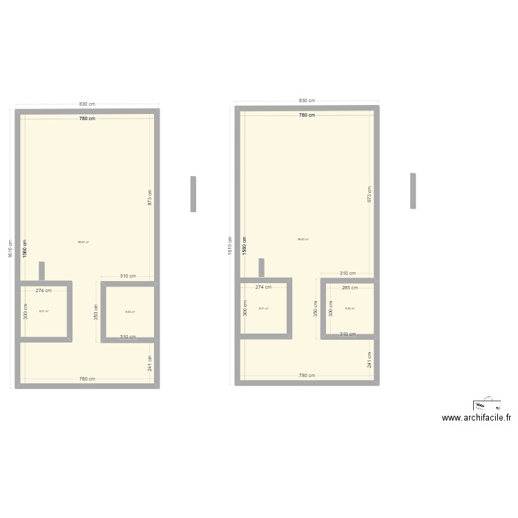 CRC. Plan de 6 pièces et 256 m2