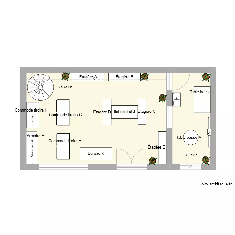 Entrainement 2 page 70 ADOC. Plan de 