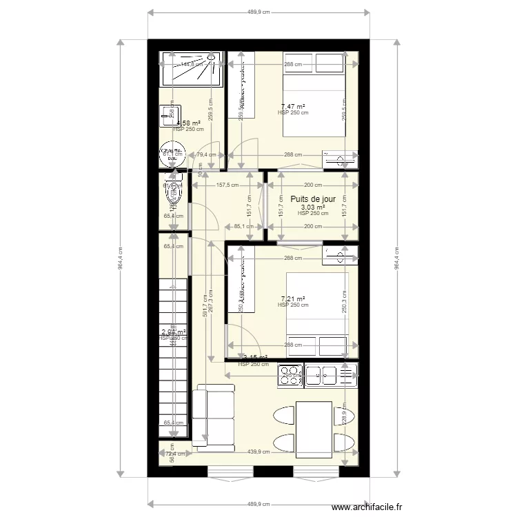 PLAN appartement 1 . Plan de PLAN appartement 1 . Plan de