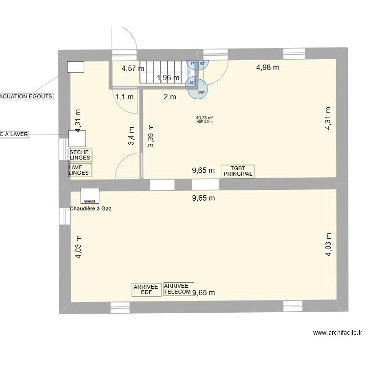 MAISON HAMBACH LE30/0825. Plan de 18 pièces et 222 m2