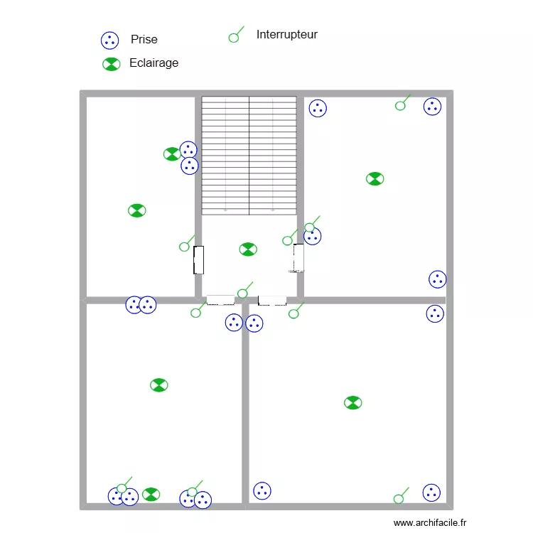 antoine beguin R+1. Plan de 2  et 253 m²