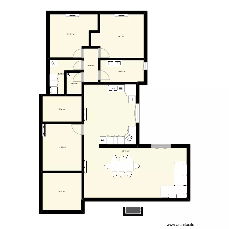 Maison confort / qualit&eacute; de vie. Plan de 