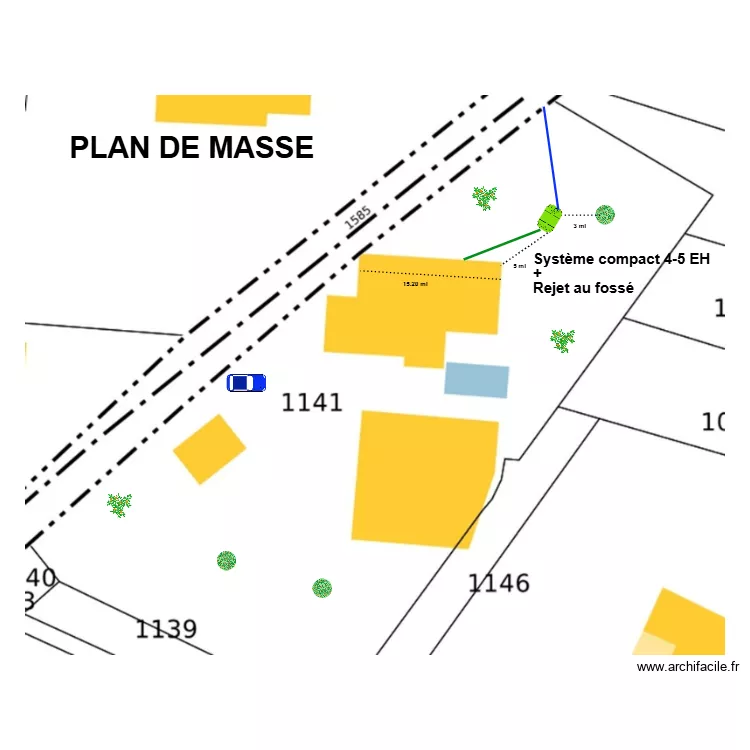 Cros Authier. Plan de 
