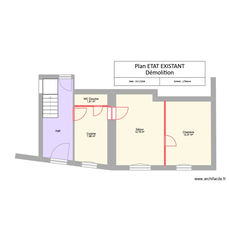 St Francois D\'Assise - D&eacute;molition BON. Plan de 0 pièce et 0 m2