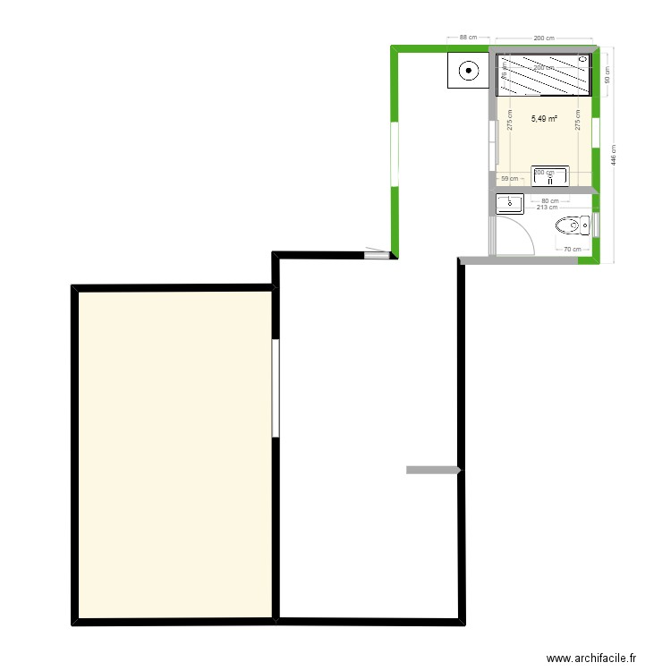 MOBILE HOME PROJET EXT. Plan de 0 pièce et 0 m2