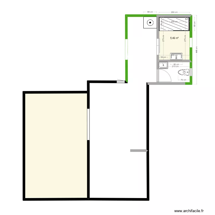 MOBILE HOME PROJET EXT. Plan de 