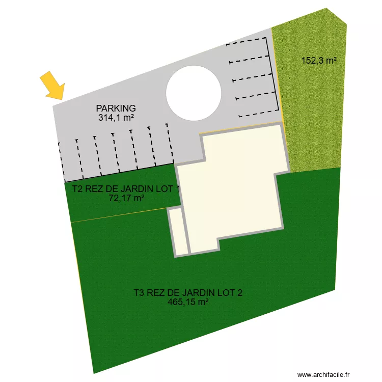 CRAPONNE BIS. Plan de 