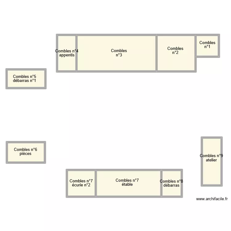 villont etage. Plan de 10 et 219 m² villont etage. Plan de 10 et 219 m²