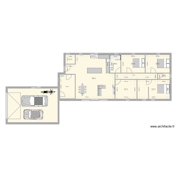 PLAN MAISON. Plan de 0 pièce et 0 m2