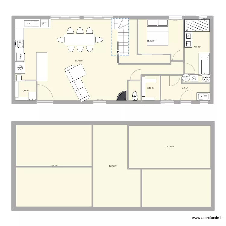 Maison. Plan de Maison. Plan de