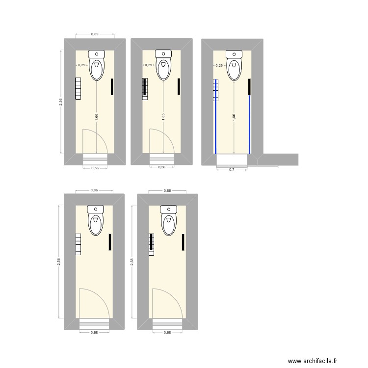Delh. Pierre. Plan de 5 pièces et 11 m2