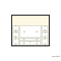 tv murale placo niche 2