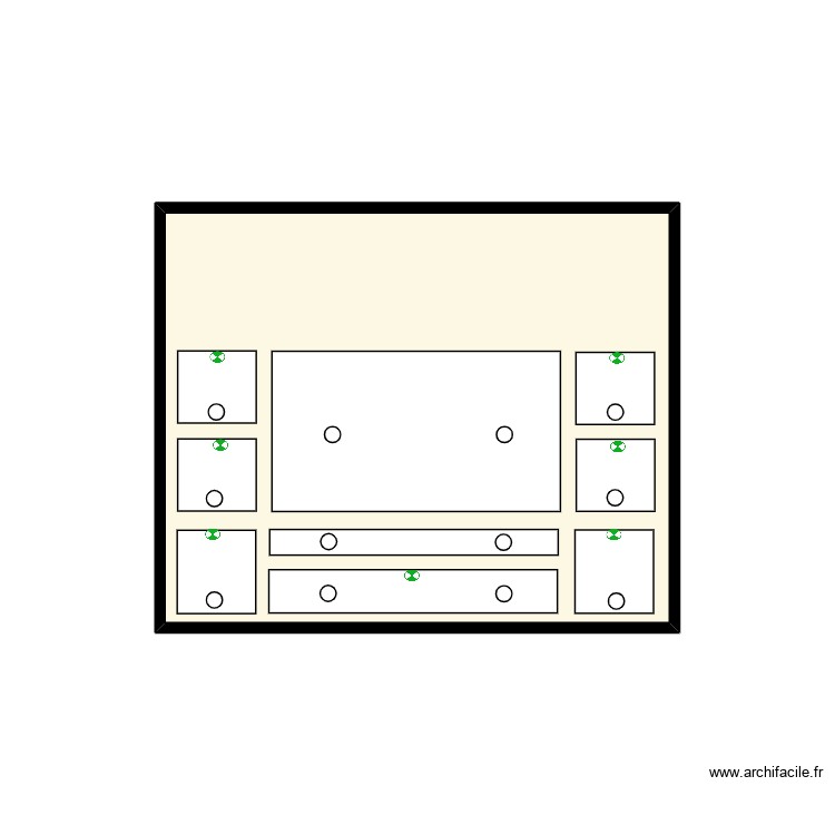 tv murale placo niche 2. Plan de 0 pièce et 0 m2