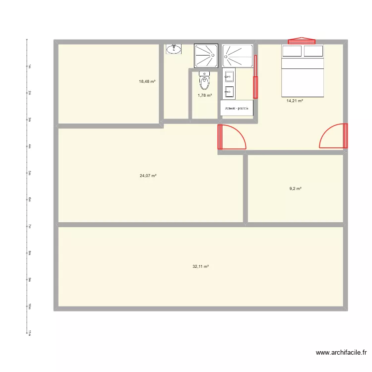 PLAN 10 AVRIL. Plan de 6  et 100 m²