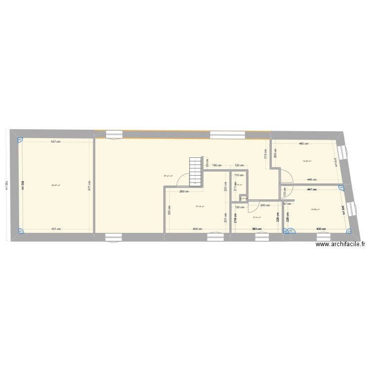 boibieux etage 1. Plan de 0 pièce et 0 m2