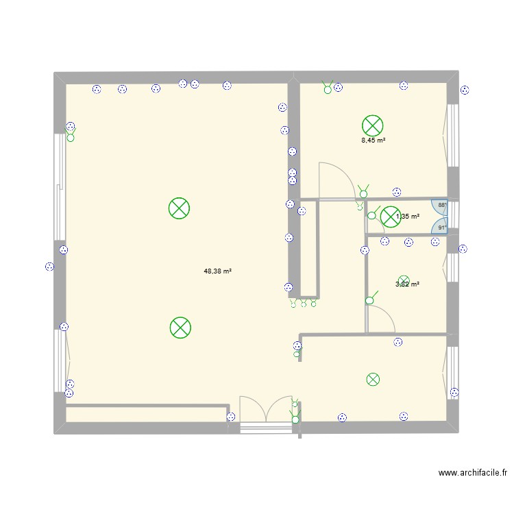 VALRAS ELECTRICITE. Plan de 0 pièce et 0 m2