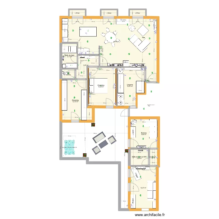Tamarissiere Am&eacute;nagement. Plan de 