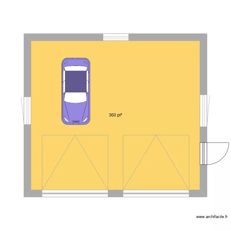 mon garage. Plan de 