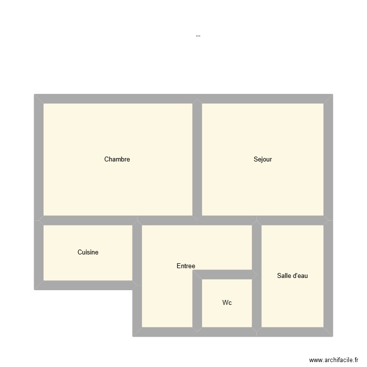 350602534B. Plan de 6 pièces et 44 m2