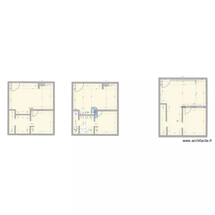 APPART FIGUIER. Plan de 3  et 100 m²