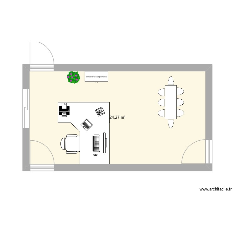 bureau prov. Plan de 0 pièce et 0 m2