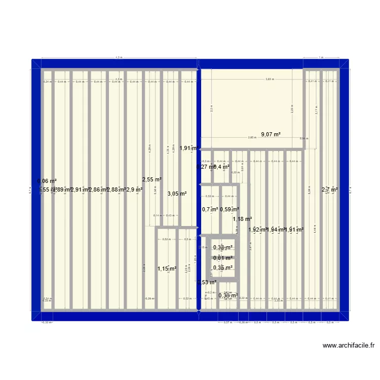 plan_etage_solive. Plan de 