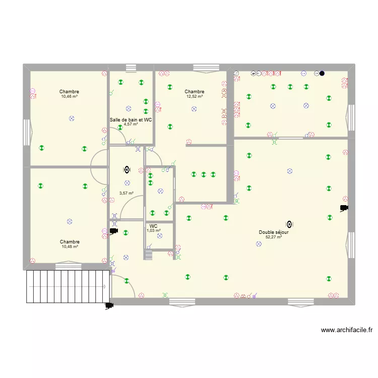 PLAN DEFINITIF. Plan de 7  et 95 m²
