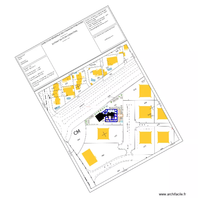 Narbonne place PMR. Plan de 