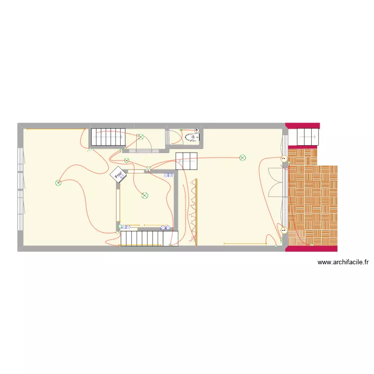 RALF D SALLER NIVEAU 1_RDJ. Plan de 