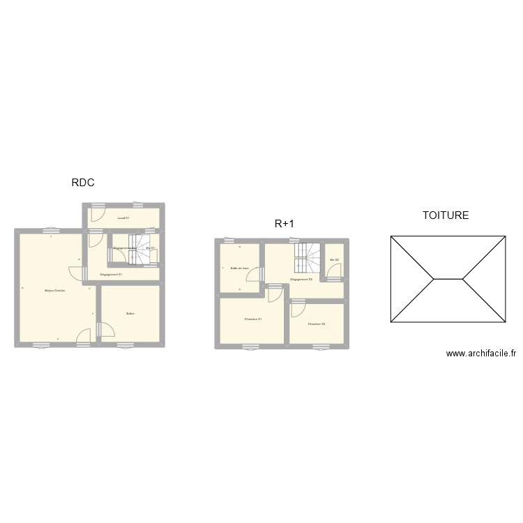 350602158. Plan de 11 pièces et 91 m2