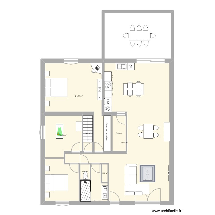 MAISON ECOS. Plan de 0 pièce et 0 m2