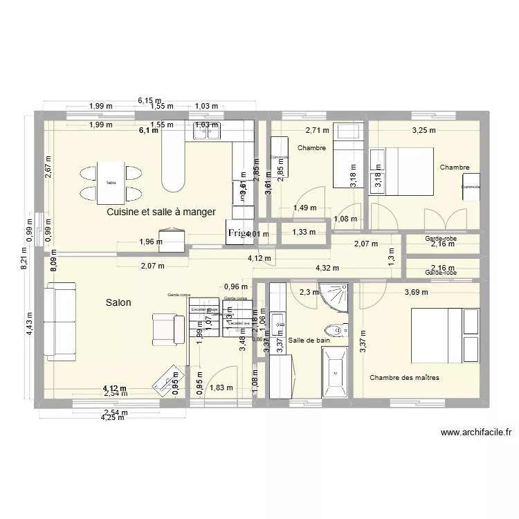 Rez-de-Chaussée. Plan de Rez-de-Chaussée. Plan de