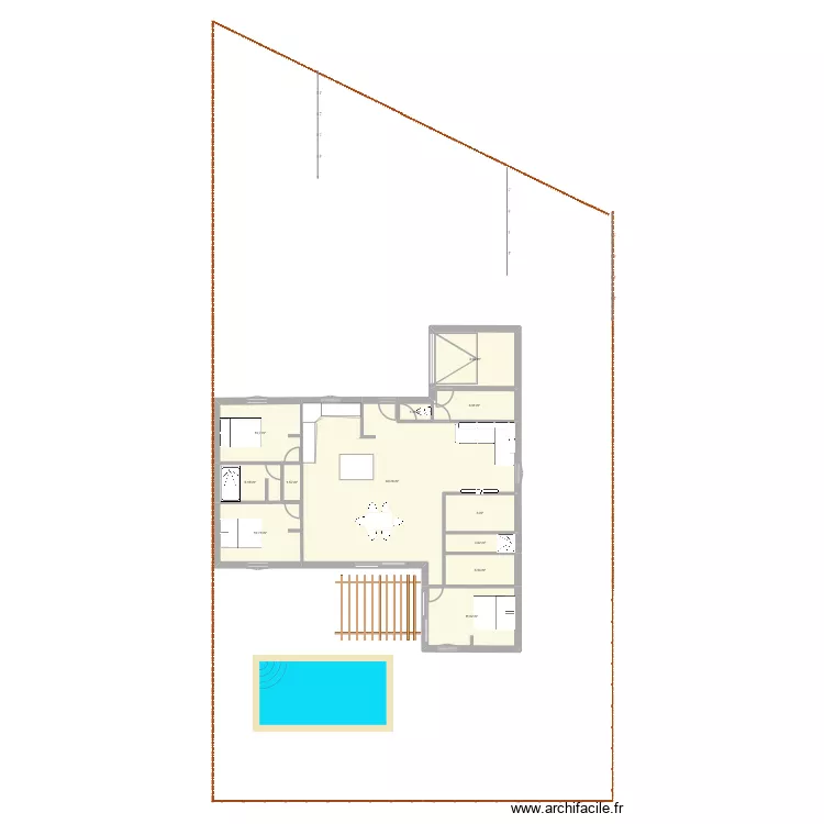 new. Plan de 12  et 131 m²