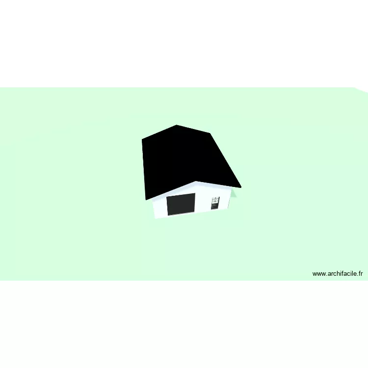 garage rawdon. Plan de 2 pièces et 159 m²