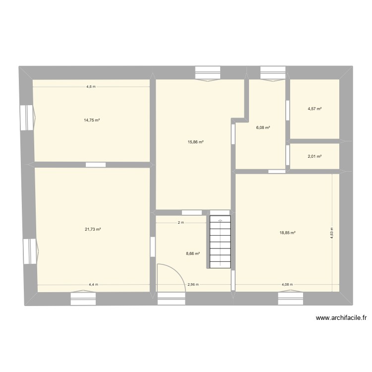 Maison Durrenentzen RDC existant. Plan de 0 pièce et 0 m2